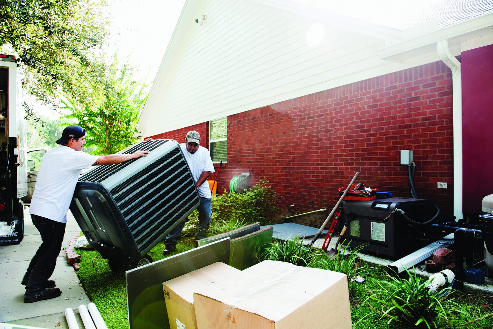 Ductless mini-split installation